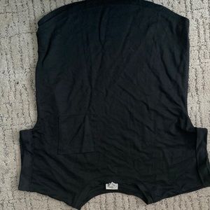 Black soft professional tee with pocket